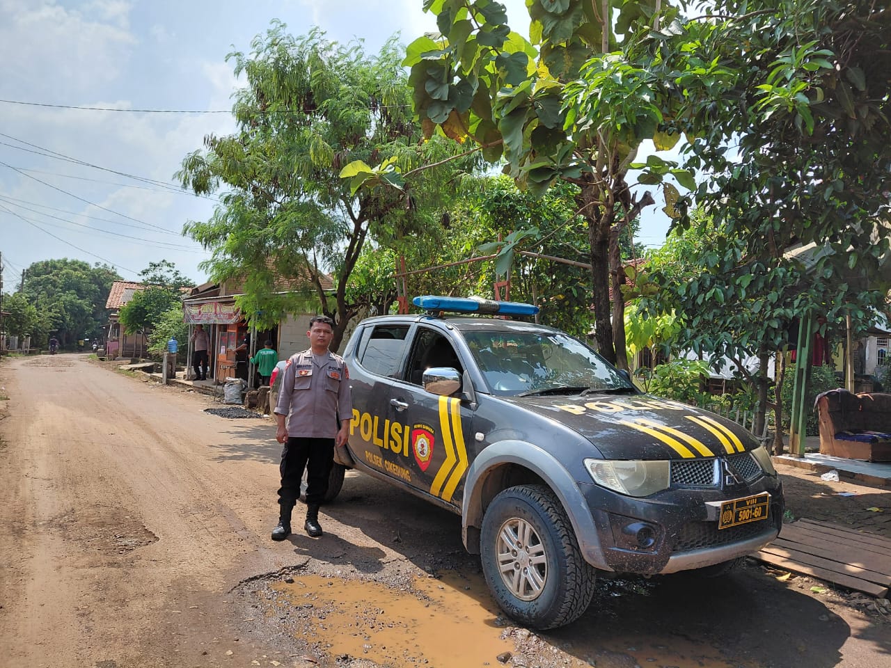Polsek Cikedung Hadirkan Rasa Aman Dengan Patroli Strong Point Wiralodra